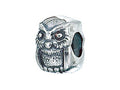 Zable™ Sterling Silver Owl Bead / Charm
