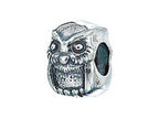 Zable™ Sterling Silver Owl Bead / Charm