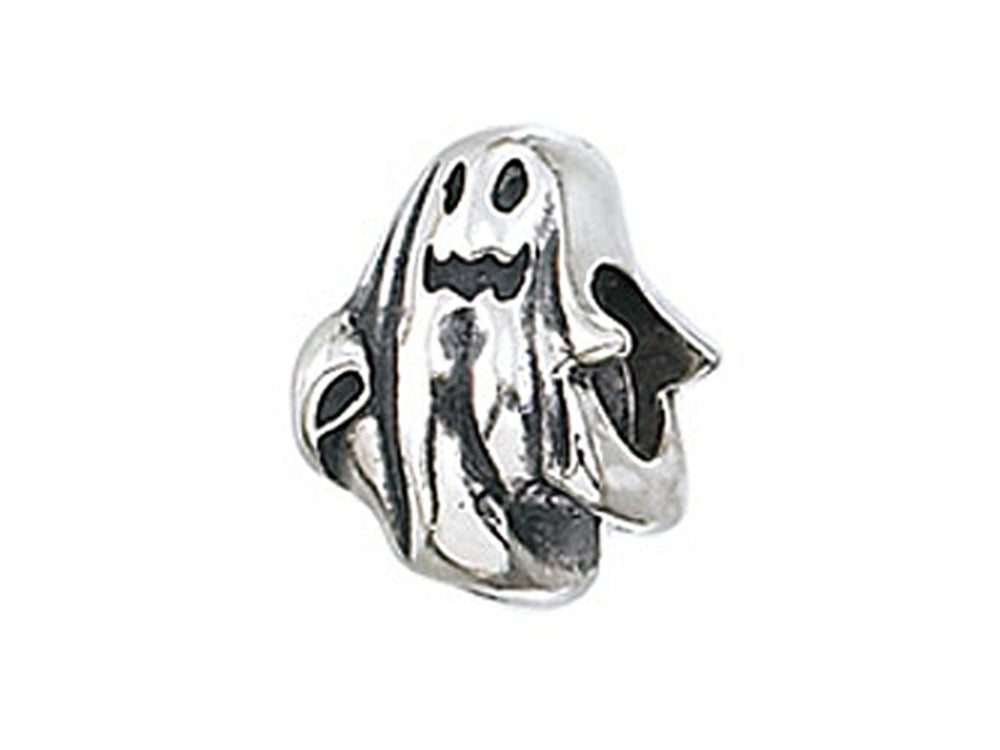 Zable™ Sterling Silver Ghost Bead / Charm