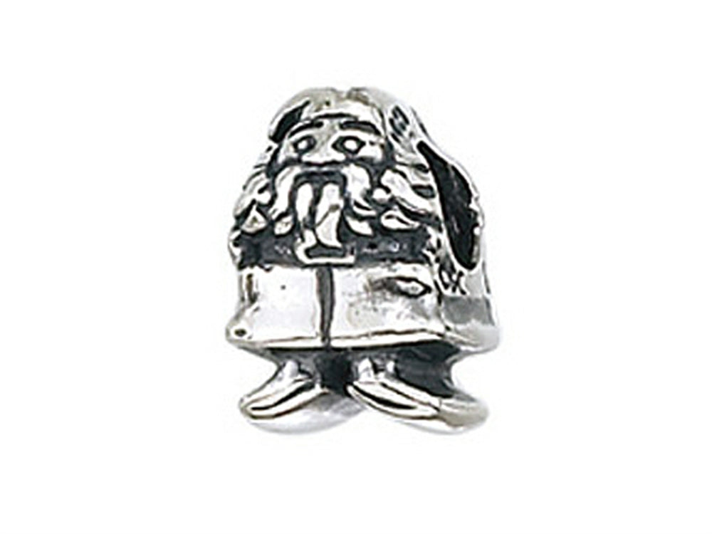 Zable™ Sterling Silver Garden Gnome Bead / Charm