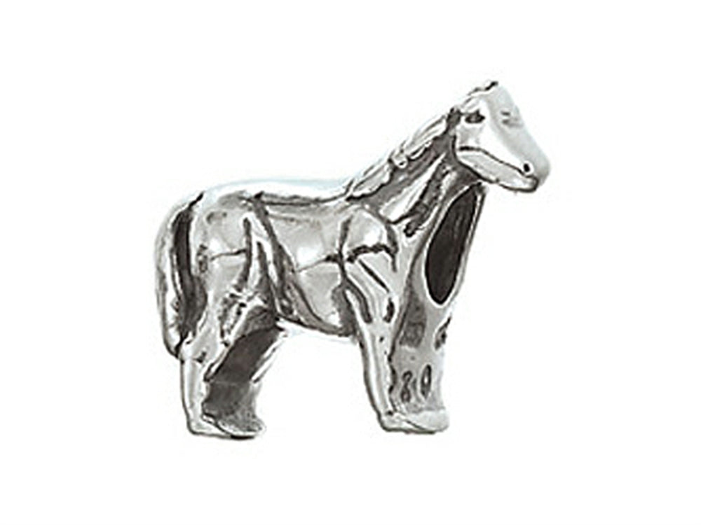 Zable™ Sterling Silver Horse Bead / Charm