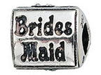 Zable™ Sterling Silver Bridesmaid Bead / Charm