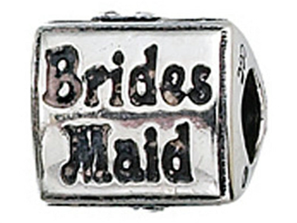 Zable™ Sterling Silver Bridesmaid Bead / Charm