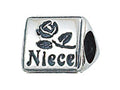Zable™ Sterling Silver Niece Compatible Bead / Charm