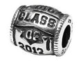 Zable™ Sterling Silver Class Of 2012 Bead / Charm