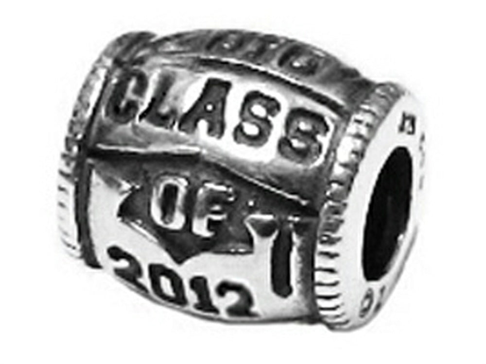 Zable™ Sterling Silver Class Of 2012 Bead / Charm