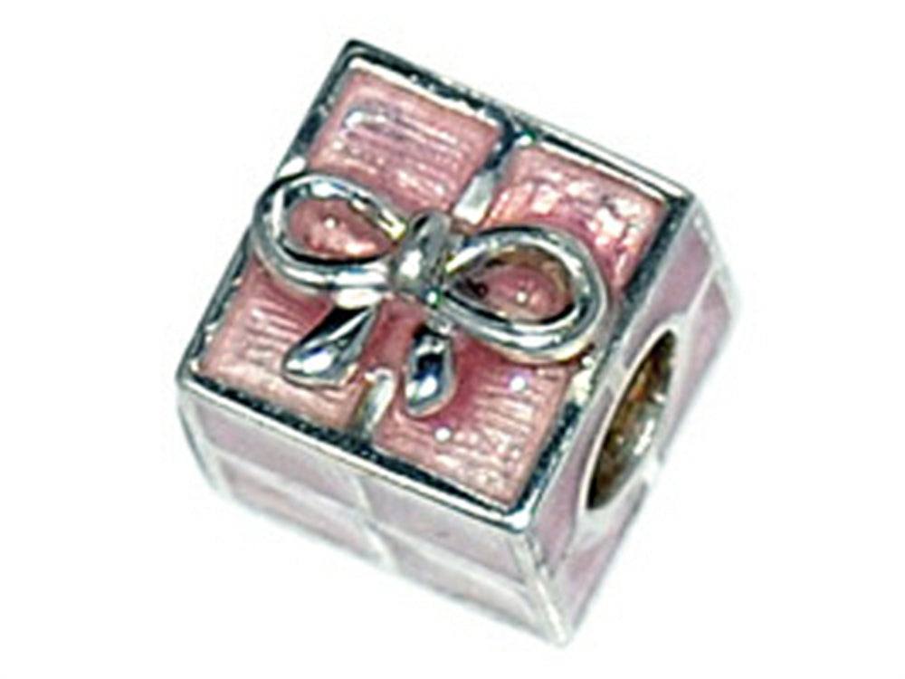 Zable™ Sterling Silver Gift Box Bead / Charm