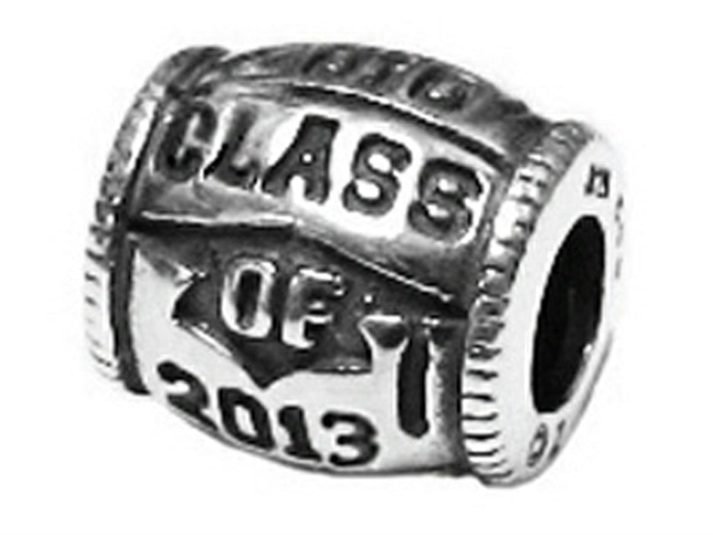 Zable™ Sterling Silver Class Of 2013 Bead / Charm