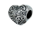 Zable™ Sterling Silver God Child Compatible Bead / Charm
