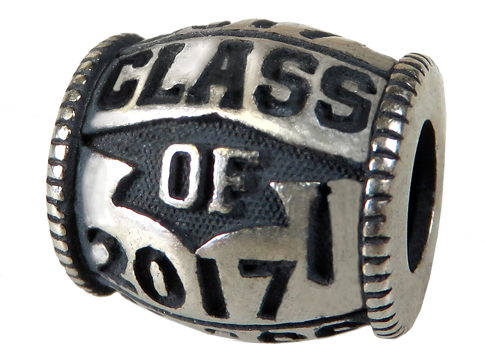 Zable™ Sterling Silver Class Of 2017 Bead / Charm