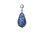 Zable™ Blue Drop with Silver Accents with Clip Bead / Charm