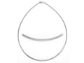 Zable™ Sterling Silver Round Omega Necklace 18 inches for use with Compatible Beads
