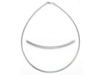 Zable™ Sterling Silver Round Omega Necklace 18 inches for use with Compatible Beads