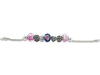 Zable™ Sterling Silver Mom Theme Bracelet with 7 Beads