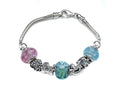 Zable™ Sterling Silver Baby Shower Theme Bracelet with 7 Beads
