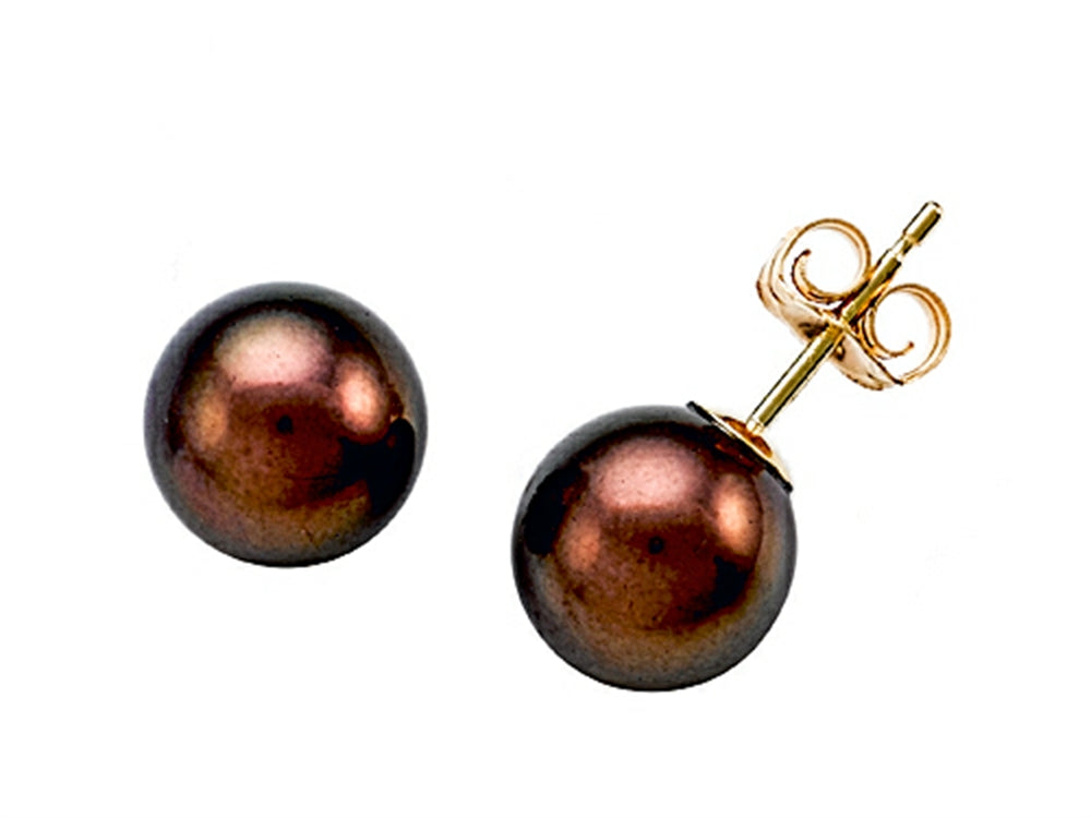 Carlo Viani® South Sea Brown Cultured Pearl Earrings