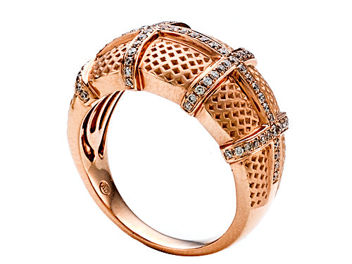 Carlo Viani® Ring / Band in Rose Gold