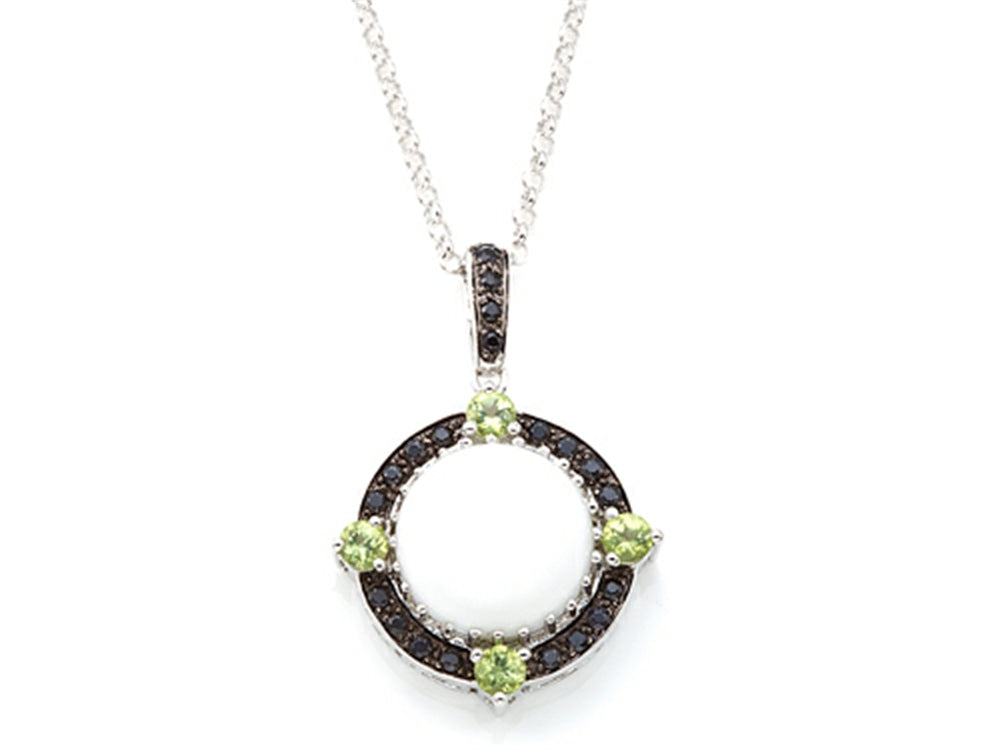 Carlo Viani® White Abalone Pendant Necklace