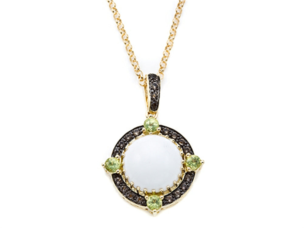 Carlo Viani® White Abalone Pendant Necklace