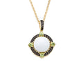 Carlo Viani® White Abalone Pendant Necklace