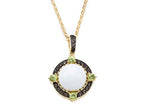 Carlo Viani® White Abalone Pendant Necklace
