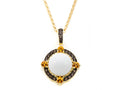Carlo Viani® White Abalone Pendant Necklace