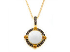 Carlo Viani® White Abalone Pendant Necklace