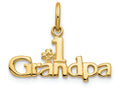 FJC Finejewelers 14k Yellow Gold #1 Grandpa Charm