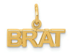 FJC Finejewelers 14k Yellow Gold Polished Brat Charm