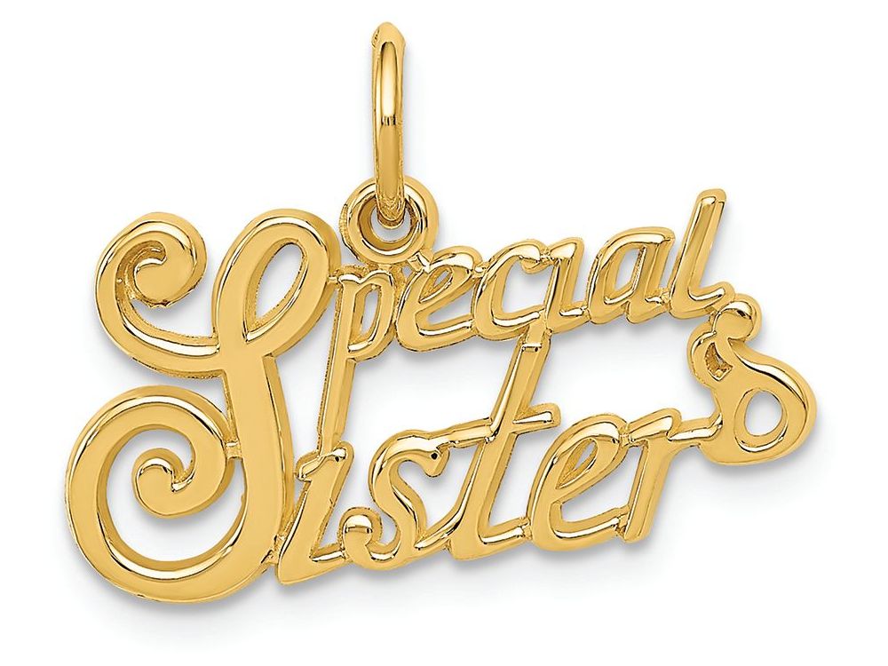 FJC Finejewelers 14k Yellow Gold Special Sister Charm
