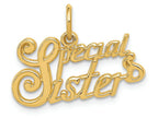 FJC Finejewelers 14k Yellow Gold Special Sister Charm