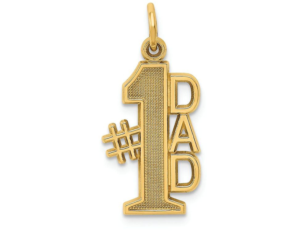 FJC Finejewelers 14k Yellow Gold #1 Dad Charm