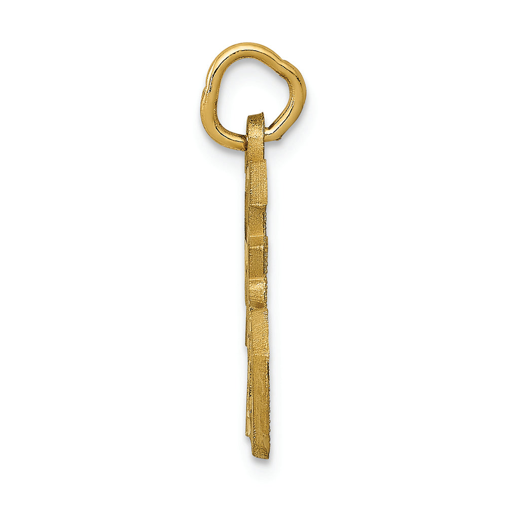 FJC Finejewelers 14k Yellow Gold Good Luck Symbol Charm