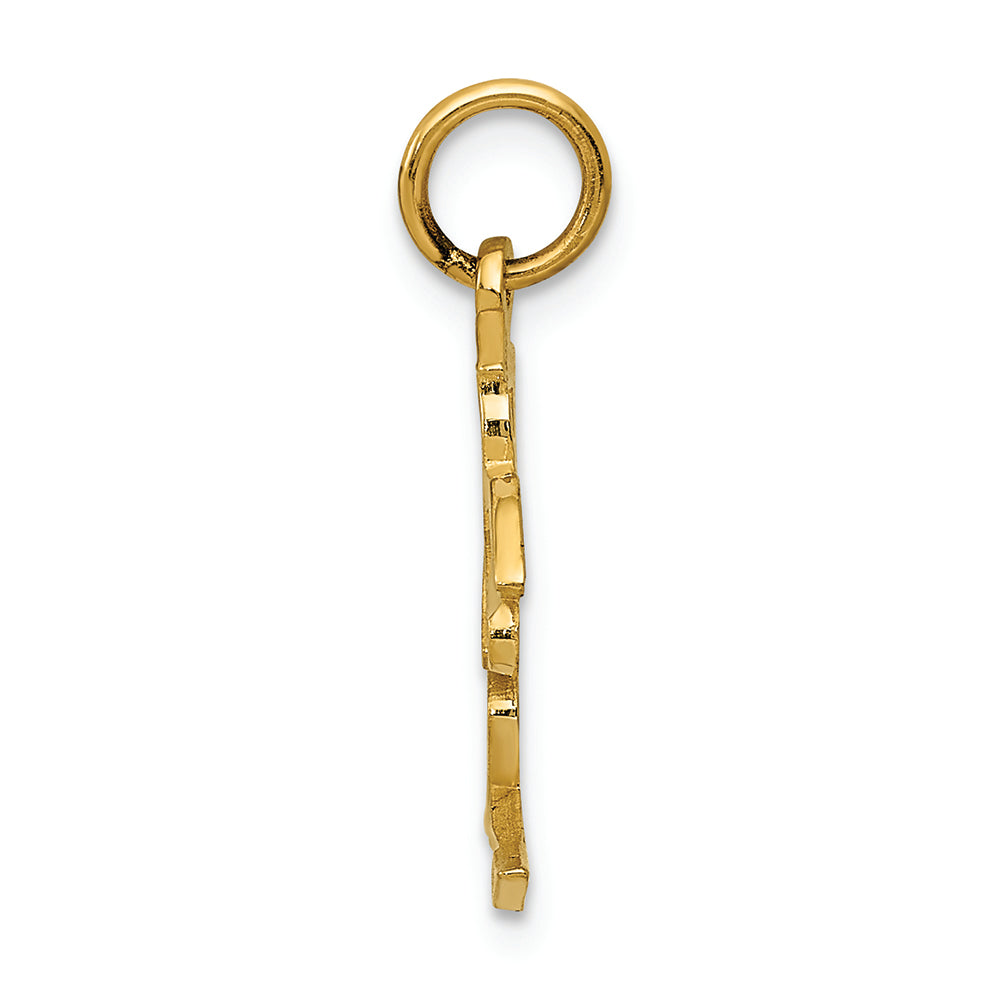 FJC Finejewelers 14k Yellow Gold Love Symbol Charm