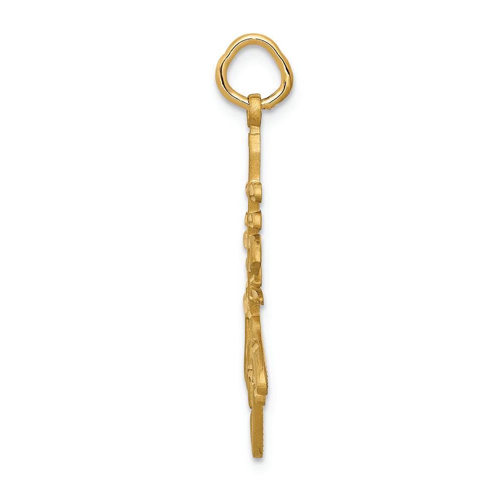 FJC Finejewelers 14k Yellow Gold Long Life Charm