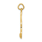 FJC Finejewelers 14k Yellow Gold Musical Note Charm
