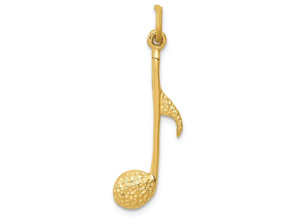 FJC Finejewelers 14k Yellow Gold Musical Note Charm