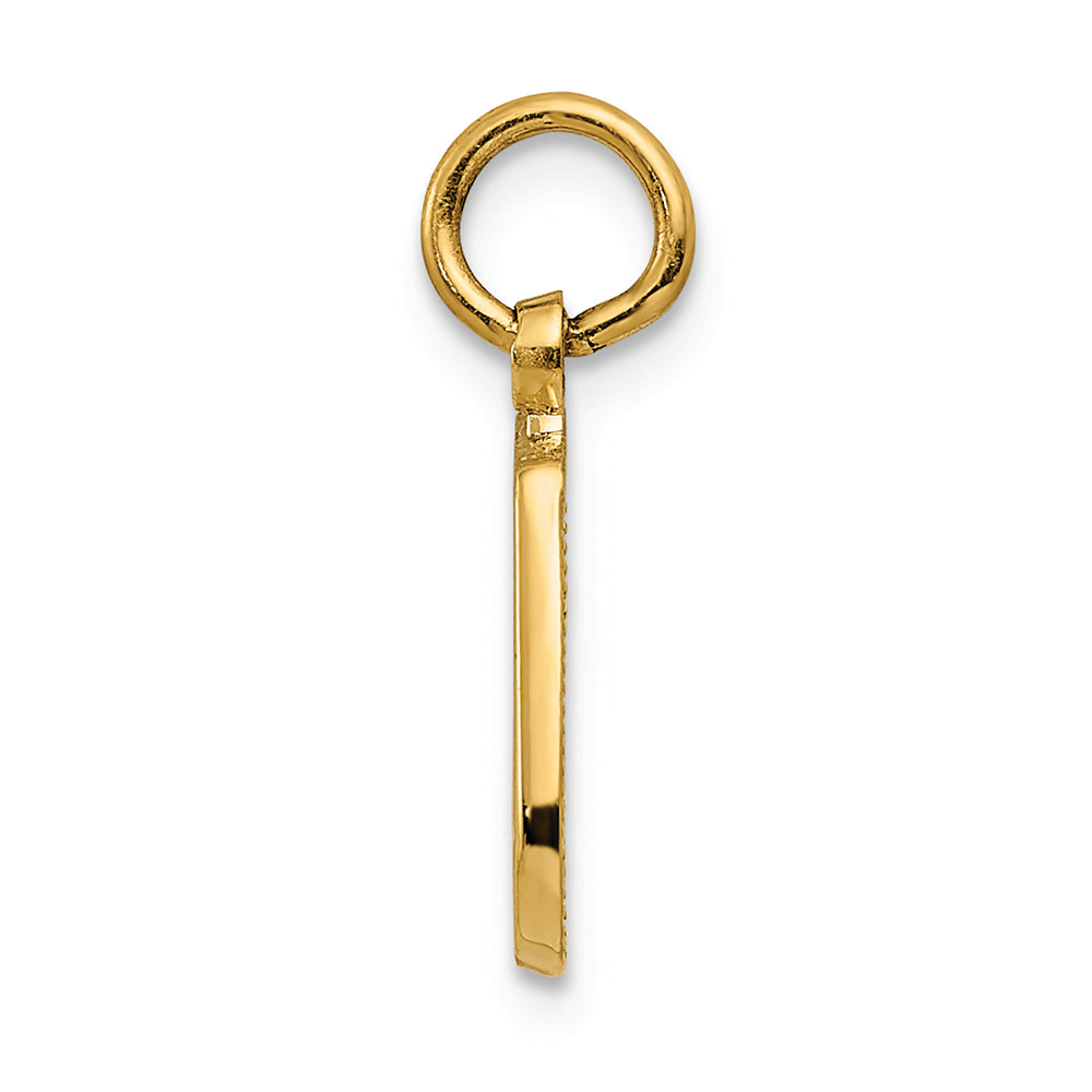FJC Finejewelers 14k Yellow Gold Musical Note Charm