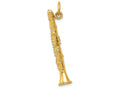 FJC Finejewelers 14k Yellow Gold 3d Clarinet Charm