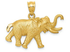 FJC Finejewelers 14k Yellow Gold Elephant Charm