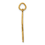 FJC Finejewelers 14k Yellow Gold Bright Cut Star Charm
