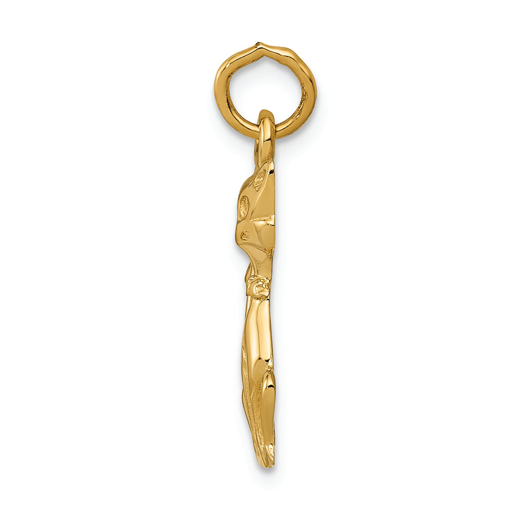 FJC Finejewelers 14k Yellow Gold Tom Cat Charm