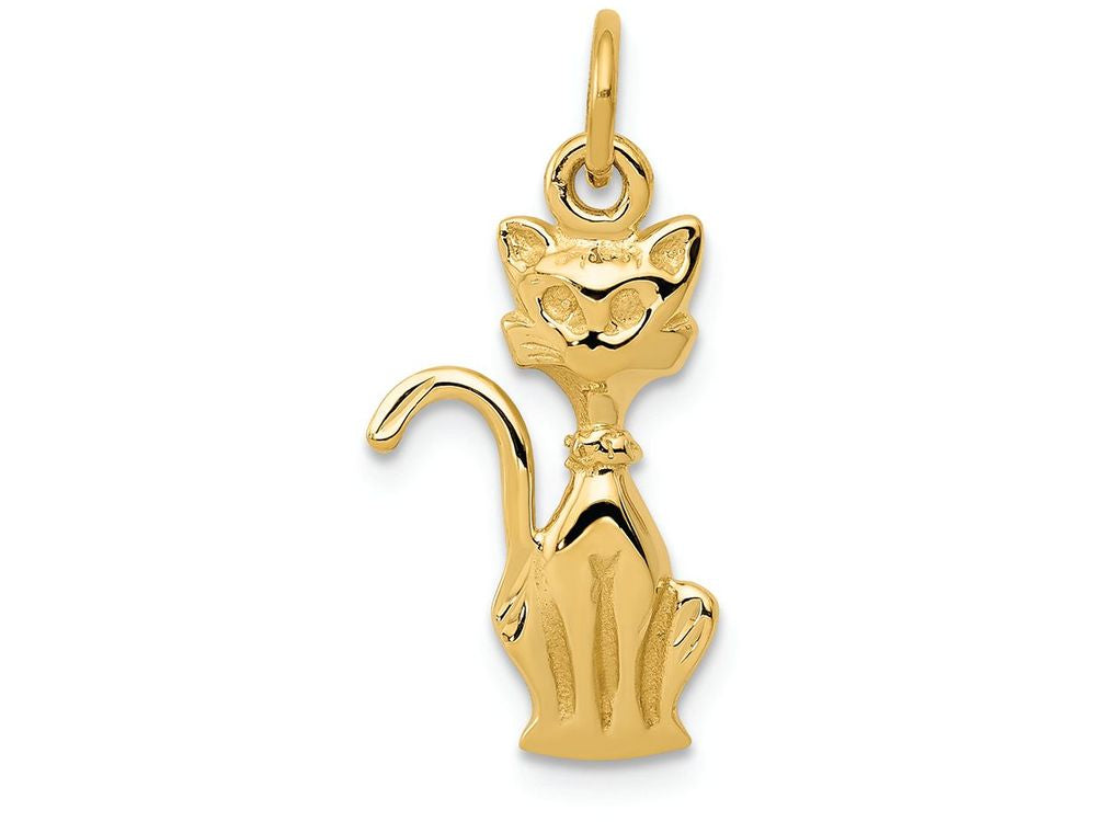 FJC Finejewelers 14k Yellow Gold Tom Cat Charm