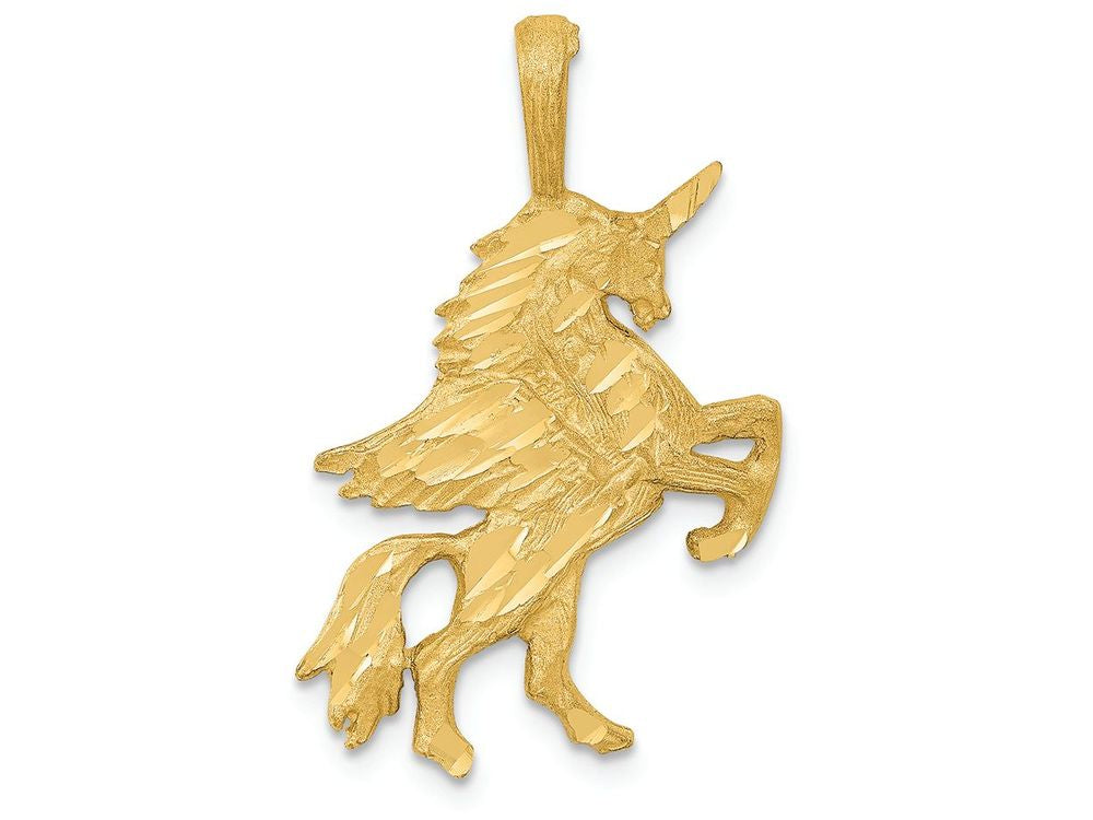 FJC Finejewelers 14k Yellow Gold Unicorn Charm