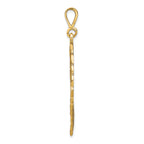 FJC Finejewelers 14k Yellow Gold Filigree Lions Head Charm