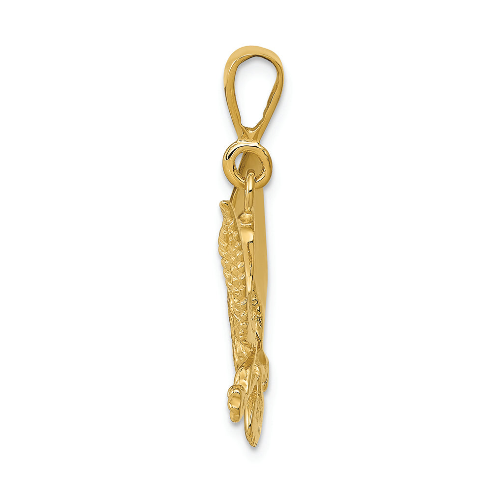 FJC Finejewelers 14k Yellow Gold Eagle Charm