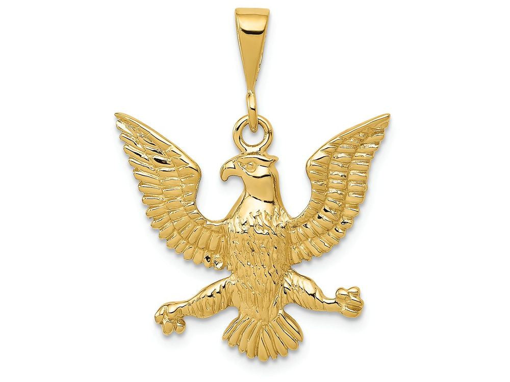 FJC Finejewelers 14k Yellow Gold Eagle Charm