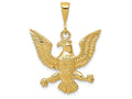 FJC Finejewelers 14k Yellow Gold Eagle Charm