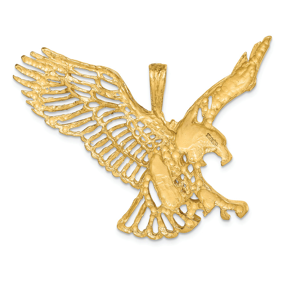 FJC Finejewelers 14k Yellow Gold Large Eagle Charm