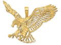 FJC Finejewelers 14k Yellow Gold Large Eagle Charm